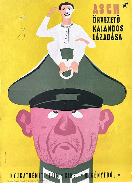 Tibor Zala - 08/15 at Home 1958 vintage Hungarian movie poster