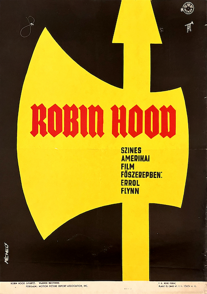 Ivan Mehely - Robin Hood 1958 movie poster