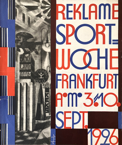 Advertising Sports Week Frankfurt 1926