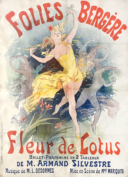 1893 Jules Cheret - Folies Bergere