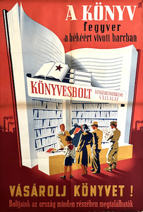 The book is a weapon in the fight for peace - Buy books! - Bookstore Retail Company