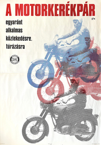 The motorcycle is suitable for both transportation and touring - Csepel Motorcycle Factory