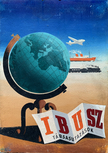 IBUSZ Travel Agency group trips - poster maquette