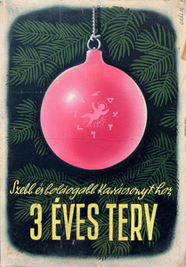 3 Year Plan - Brings a more beautiful and happier Christmas - poster maquette