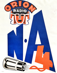 Orion Radio NA4 electron tube
