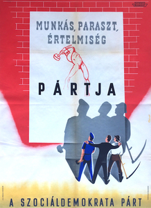 The Social Democratic Party is the party of the worker, peasant, intellectual