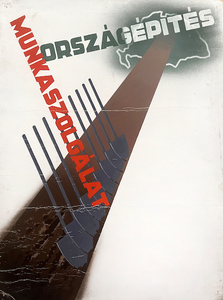 Nation Building - Voluntary Labor Service - poster maquette