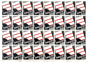 Lampart advertising card - full sheet