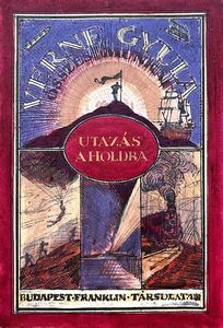 Jules Verne: From the Earth to the Moon - book cover artwork