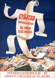 Collect waste paper and it will become new paper