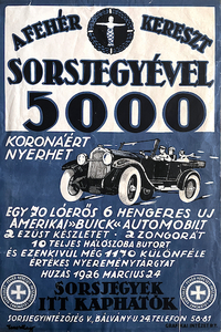 With the White Cross lottery ticket, you can win an American Buick automobile
